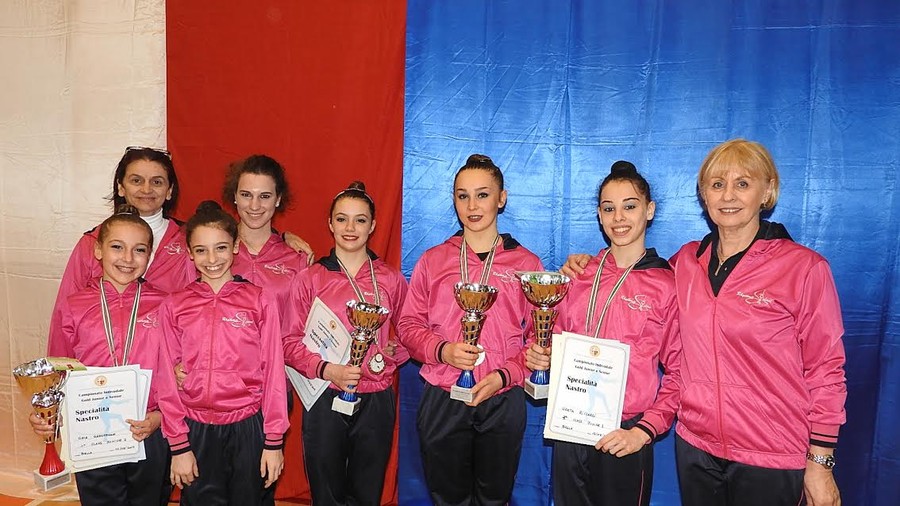 Ginnastica Ritmica: Al Palapajetta la Rhythmic School è cinque volte d’oro