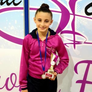 Giulia Sapino davanti a tutte  nella seconda prova del campionato regionale Gold allieve FGI