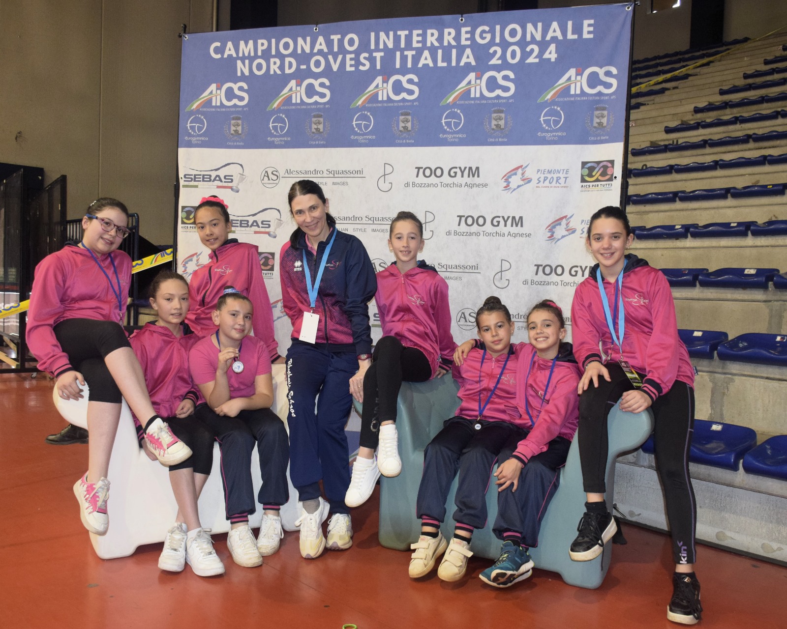 La Rhythmic School al campionato interregionale AICS a Biella.