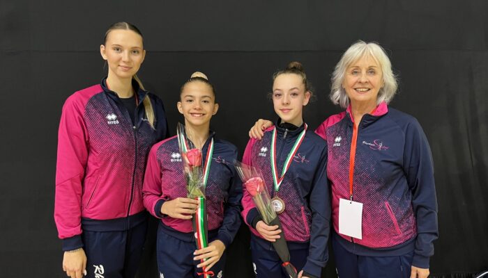 Bronzo nazionale per Ginevra Bravaccino ed Elena Pavanetto.